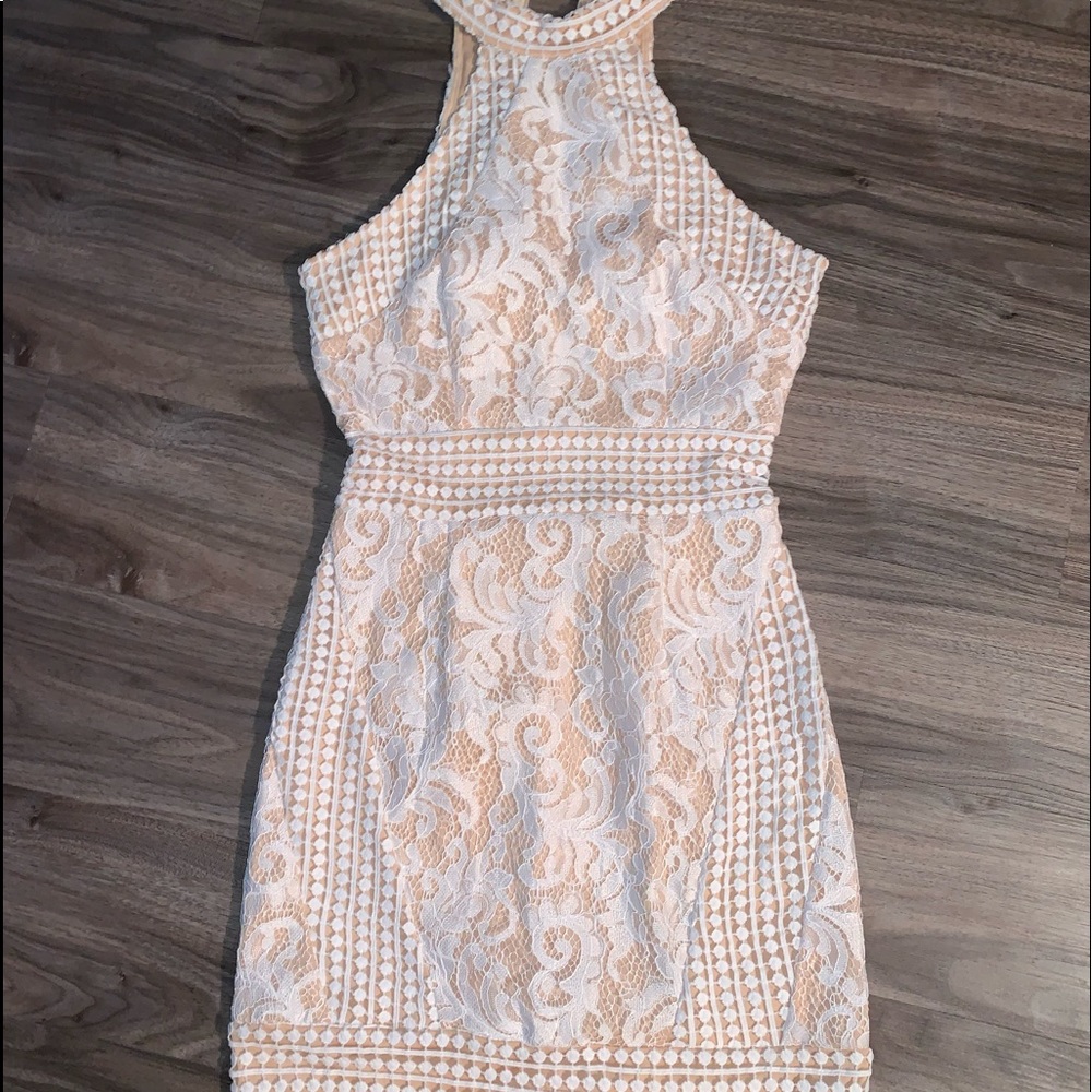 White lace dress